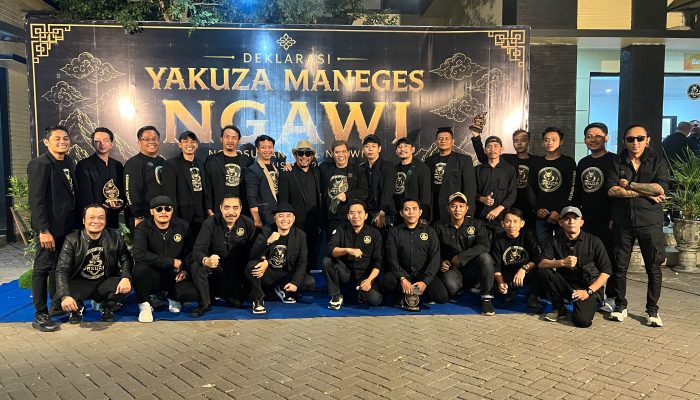 Deklarasi Yakuza Maneges Ngawi, Bupati Ony Anwar: Niat Baik Harus Terorganisir, Nek Galak Aja Clutak
