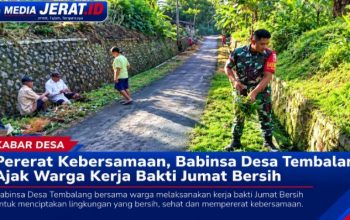 Pererat Kebersamaan, Babinsa Desa Tembalang Ajak Warga Kerja Bakti Jumat Bersih 4 IMG 20260807 134812