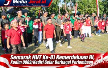 Semarak HUT Ke-81 Kemerdekaan RI, Kodim 0809/Kediri Gelar Berbagai Perlombaan 3 IMG 20260809 125419