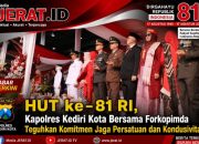 HUT ke-81 RI, Kapolres Kediri Kota Bersama Forkopimda Teguhkan Komitmen Jaga Persatuan dan Kondusivitas