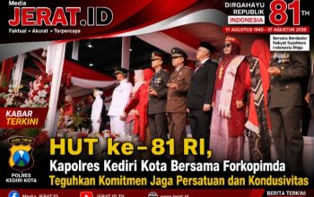 HUT ke-81 RI, Kapolres Kediri Kota Bersama Forkopimda Teguhkan Komitmen Jaga Persatuan dan Kondusivitas
