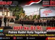HUT ke-81 RI, Polres Kediri Kota Teguhkan Semangat Nasionalisme dan Pengabdian kepada Masyarakat