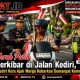 Merah Putih Berkibar di Jalan Kediri, Polres Kediri Kota Ajak Warga Kobarkan Semangat Kemerdekaan