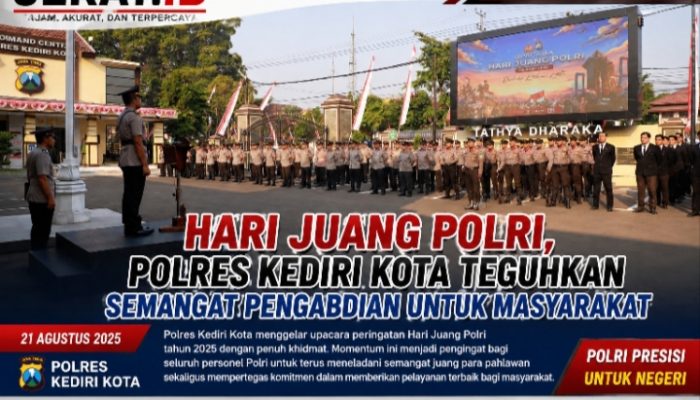 Hari Juang Polri, Polres Kediri Kota Teguhkan Semangat Pengabdian untuk Masyarakat