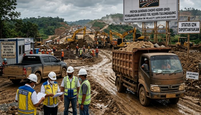Bola Panas Diemban Pidsus Kejaksaan Negeri Kabupaten Kediri atas Laporan Dugaan Penggunaan Material Ilegal Proyek Tol Kediri Oleh PT. HASTARI JAYA SENTOSA