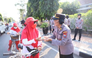 Semangat HUT Polwan ke-78, Polwan Polres Kediri Kota Hadir Membawa Manfaat bagi Masyarakat
