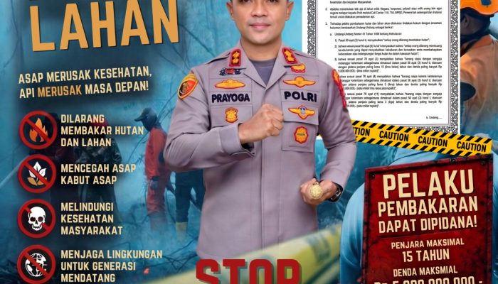 Polres Ngawi Keluarkan Maklumat Terkait Karhutla, Larang Keras Buka Lahan dengan Dibakar