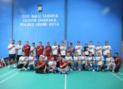 Kapolres Kediri Kota Buka Turnamen Badminton, Dorong Sportivitas dan Kebersamaan