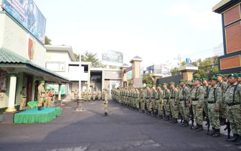 Kodim 0808/Blitar Gelar Upacara Peringatan Hari Olah Raga Nasional Ke 43 Tahun 2026