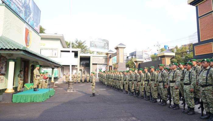 Kodim 0808/Blitar Gelar Upacara Peringatan Hari Olah Raga Nasional Ke 43 Tahun 2026