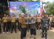 Peringati HUT TNI Ke 81, Sinergi TNI-Polri Dan Masyarakat Kota Blitar Gelar Aksi Tanam Pohon Di Bantaran Sungai Karplos