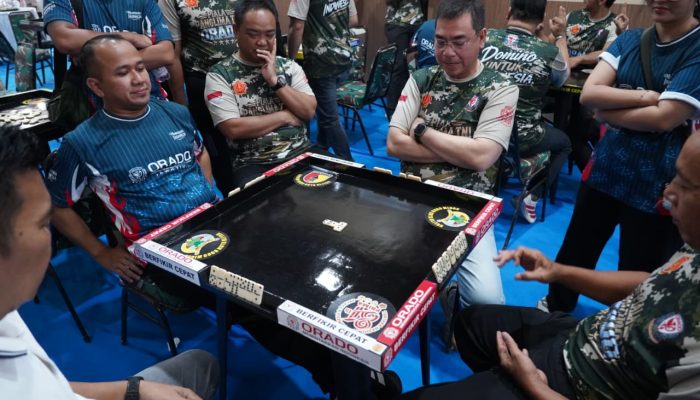 Kodim 0808/Blitar Gelar Open Tournament Domino ORADO Piala Panglima TNI Peringati HUT Ke-81 TNI