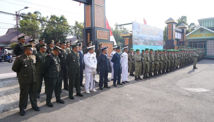 Kodim 0808/Blitar Gelar Upacara HUT Ke 81 TNI, Tegaskan Komitmen Kawal Kedaulatan Bersama Rakyat
