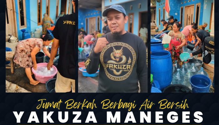 Komitmen Sosial Kemanusiaan, Yakuza Maneges S&S Salurkan Air Bersih untuk 300 Warga Nyemoh Timur Semarang