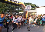 Semarakkan HUT TNI Ke-81, Koramil 0808/03 Kanigoro Gelar Fun Run 5K Bersama Masyarakat