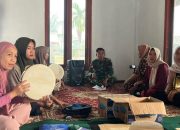 Pererat Tali Silaturahmi, Satgas Yonif 147/KGJ Pos Kotis Meyado Latih Seni Hadroh di Distrik Meyado