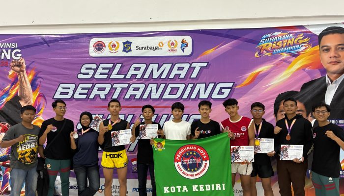 KBI KOTA KEDIRI RAIH 6 MEDALI DI KEJURPROV KICKBOXING JAWA TIMUR 2026, PEMBINAAN ATLET DIHARAPKAN SEMAKIN MENDAPAT DUKUNGAN PEMERINTAH