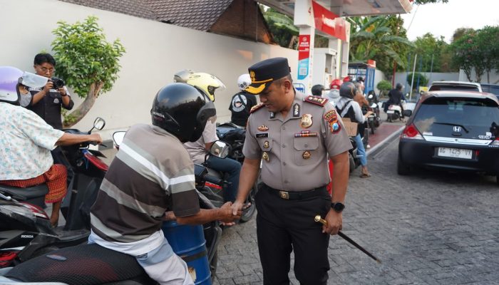 Antisipasi Panic Buying BBM, Kapolres Kediri Cek Pasokan di Sejumlah SPBU