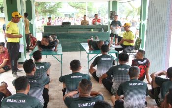 Tingkatkan Kemampuan Fisik dan Kebugaran, Kodim 0808/Blitar Gelar Kesemaptaan Jasmani Periodik II TA. 2026