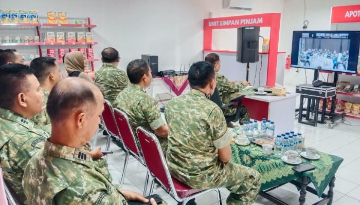 Kasad Pimpin Vidcon Percepatan Operasionalisasi KDKMP, Kodim 0808/Blitar Siap Kawal Ketahanan Ekonomi Desa