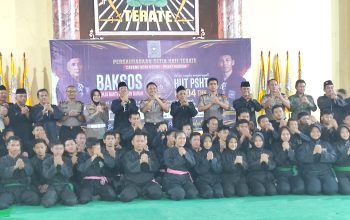 Silaturahmi ke Padepokan PSHT Kota Kediri Pusat Madiun, ini pesan Kapolres Kediri Kota