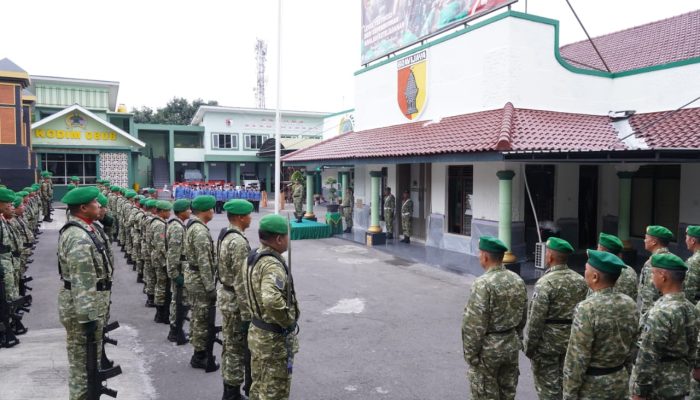 Semangat Sumpah Pemuda Ke-98: Kodim 0808/Blitar Gelar Upacara Khidmat Tekankan Karakter Dan Kemanusiaan