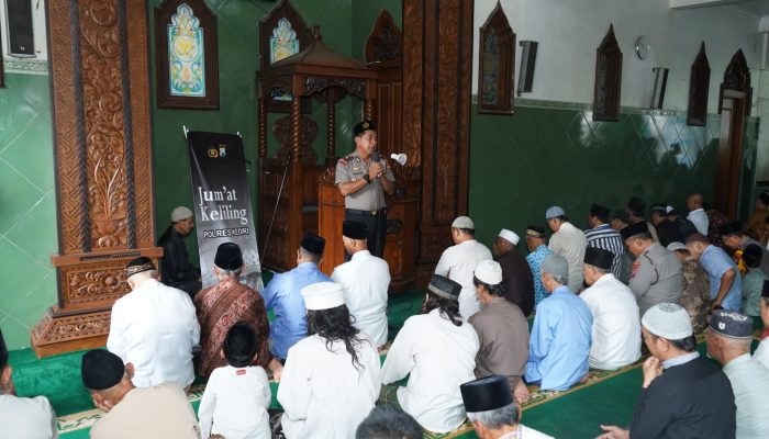 Jumling Polres Kediri , Ajak Warga Aktif Jaga Kamtibmas, Waspadai Hoaks hingga Bahaya Narkoba