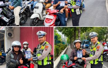 Sapa Warga, Tebar Pesan Keselamatan: Upaya Satlantas Polres Kediri Kota dalam Ops Patuh Semeru 3 IMG 20261027 182611