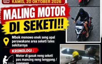 Diduga Terjadi Pencurian Motor di Seketi Ngadiluwih, Pemilik Sebar Informasi dan Tawarkan Imbalan